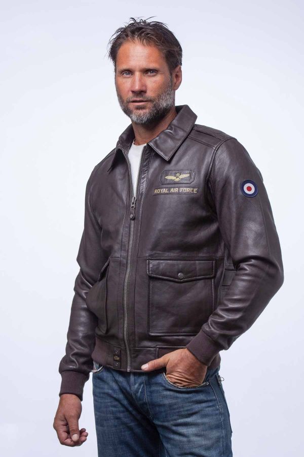 Chaqueta Hombre Royal Air Force WITTLE DARK BROWN