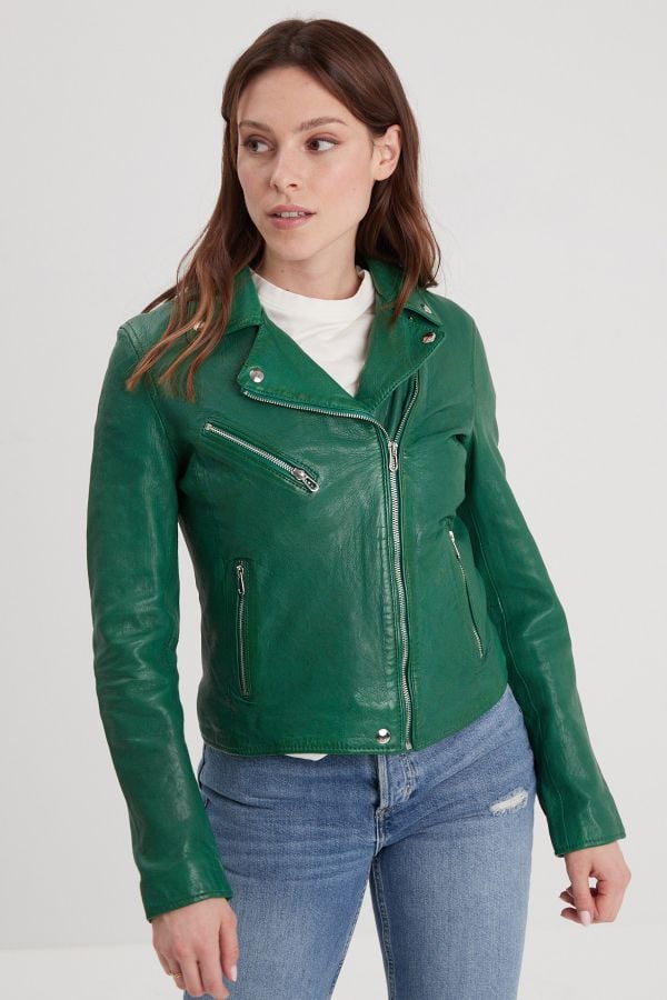 Blouson Femme Rose Garden OLYMPE LAMB VITA HOLLY GREEN