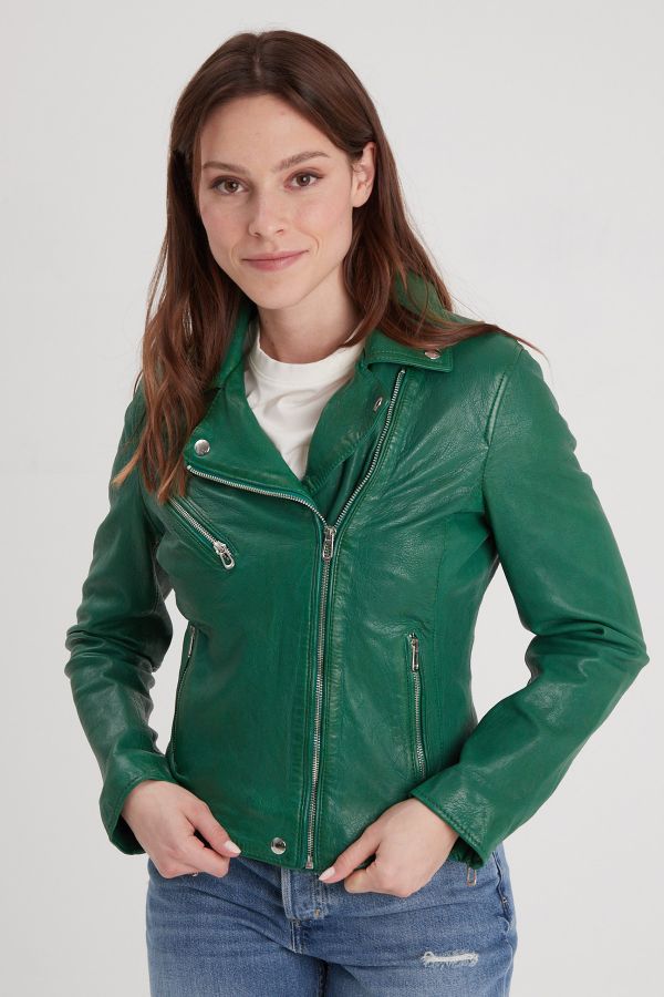 Blouson Femme Rose Garden OLYMPE LAMB VITA HOLLY GREEN