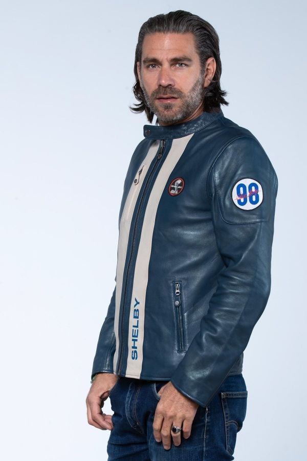 Blouson Homme Carroll Shelby SHELBY MEN ROYAL BLUE