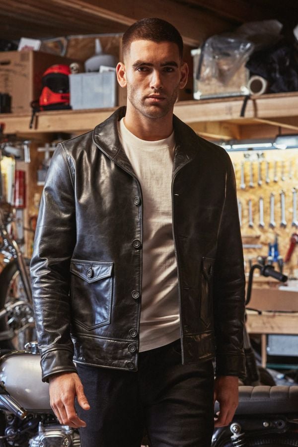 Blouson Homme Avi Leather COSSACK JACKET