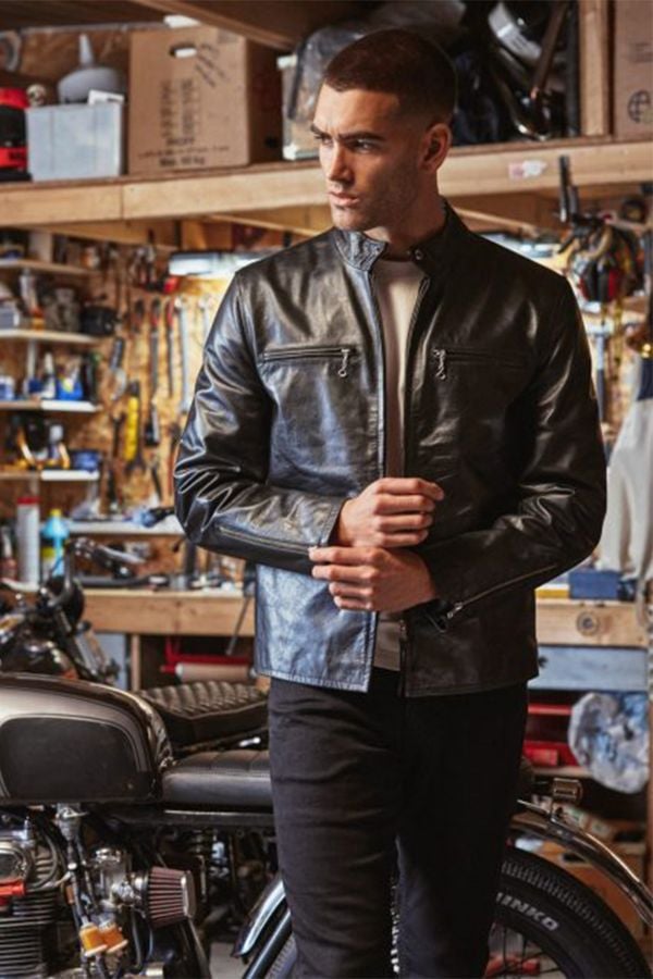 Blouson Homme Avi Leather CAFE RACER