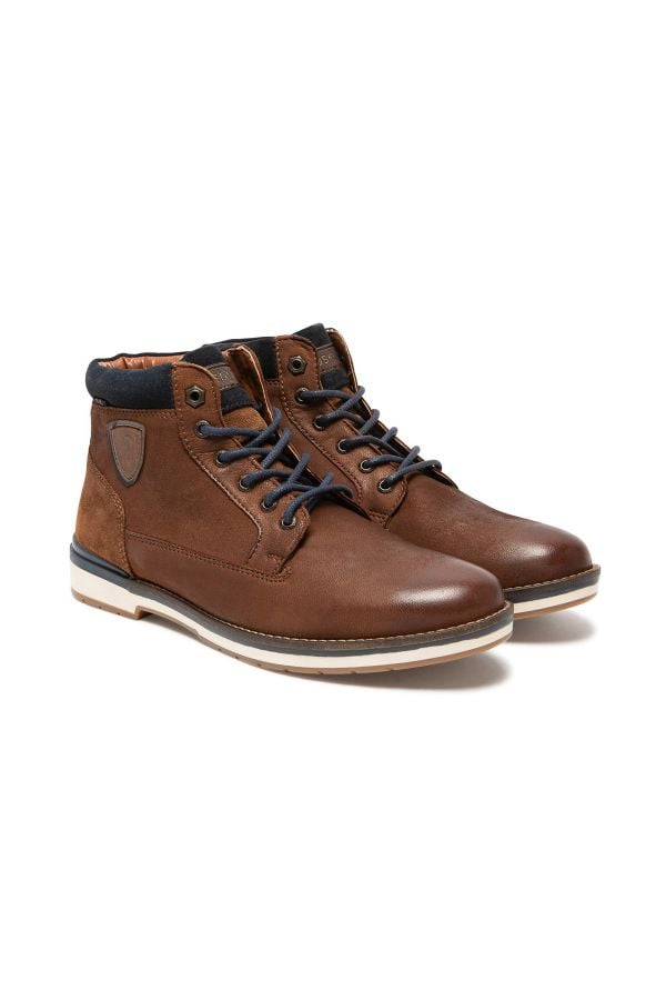 Boots / Bottes Homme Redskins ACCROLI COGNAC MARINE