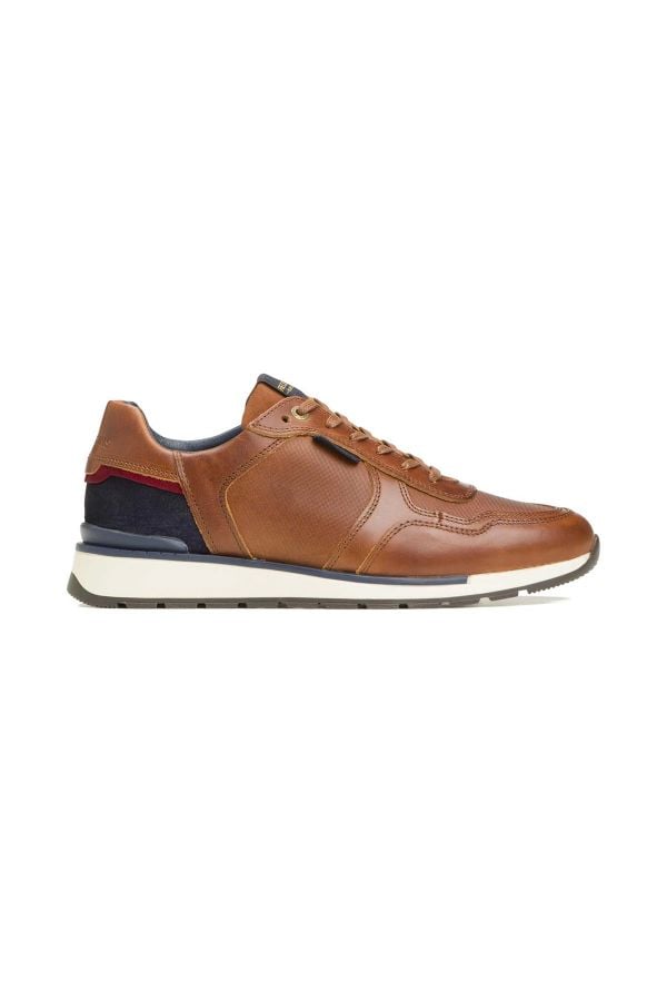 Zapatos De Piel Hombre Redskins NOBEL TAUPE MARINE