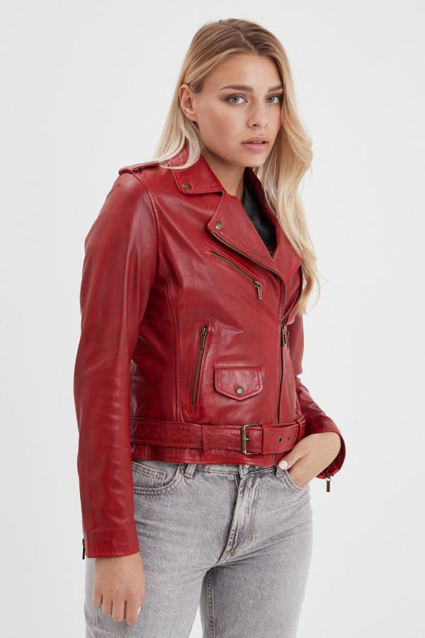 Chaqueta Mujeres Rose Garden OTILIA SHEEP AOSTA RED CHILI PEPPER