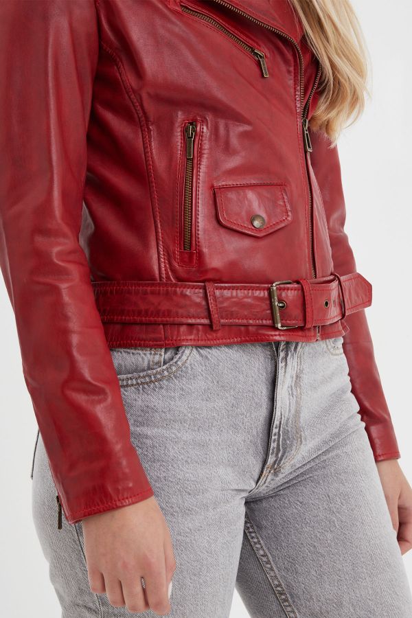 Chaqueta Mujeres Rose Garden OTILIA SHEEP AOSTA RED CHILI PEPPER