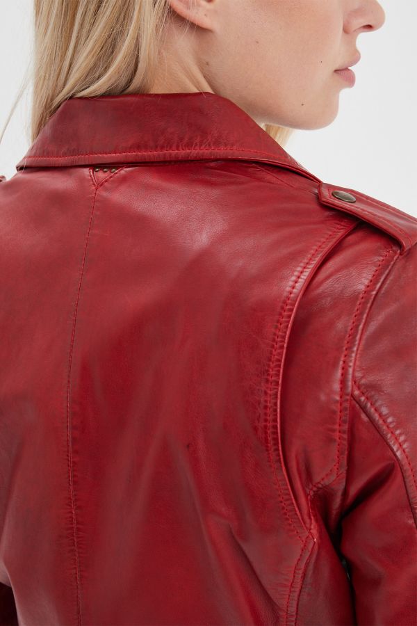 Chaqueta Mujeres Rose Garden OTILIA SHEEP AOSTA RED CHILI PEPPER