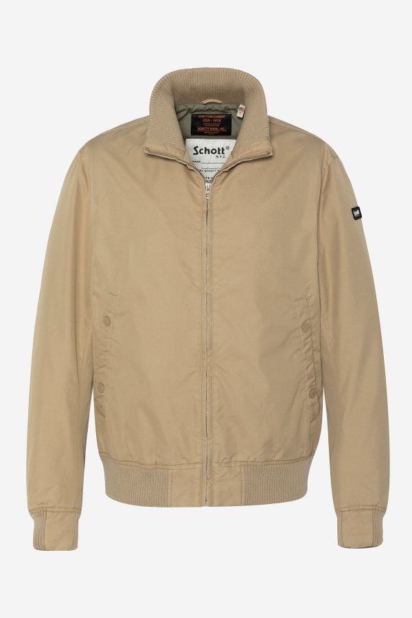 Giacche Uomo Schott ANKER ARMY BEIGE