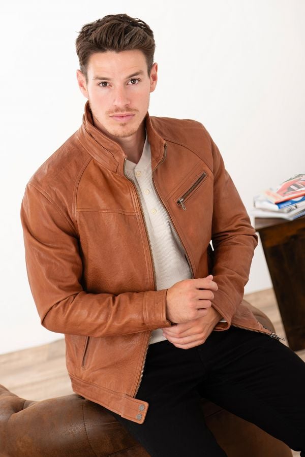 Herren Jacke Cityzen WOLF EARTH TAN