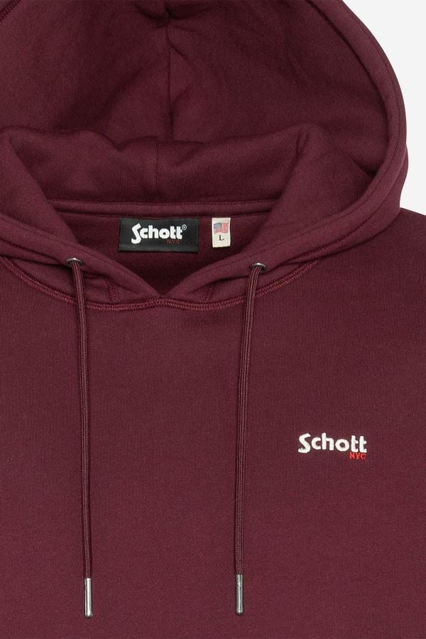 Blouson Homme Schott SWCASUAL2 BURGUNDY