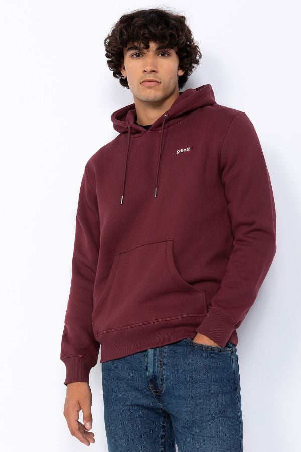 Giacche Uomo Schott SWCASUAL2 BURGUNDY