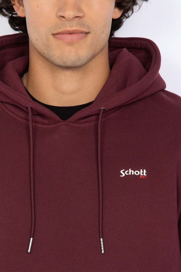 Giacche Uomo Schott SWCASUAL2 BURGUNDY