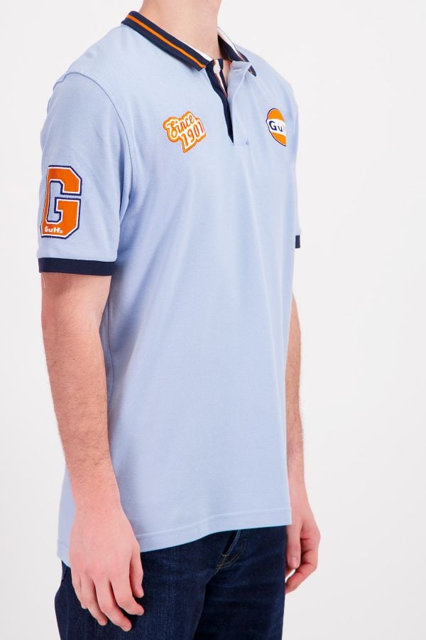 Polo Uomo Gulf POLO POM06-125 LIGHT BLUE