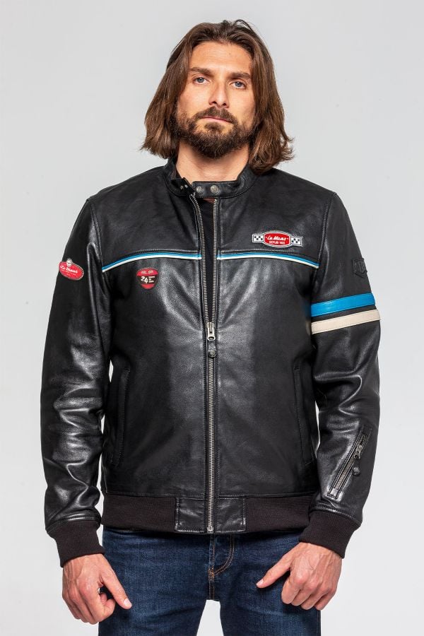 Blouson Homme 24h Le Mans MILES SHEEP CROWN BLACK