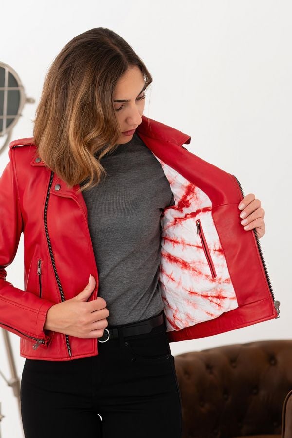 Blouson Femme Oakwood BOOGIE ROUGE FONCE 539