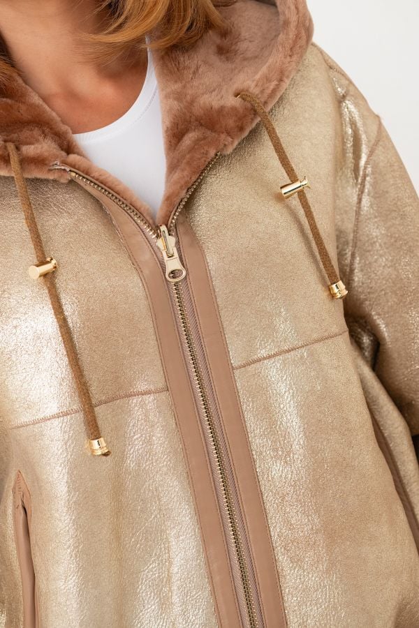 Chaqueta Mujeres Cityzen DANIELLA TAUPE GOLD