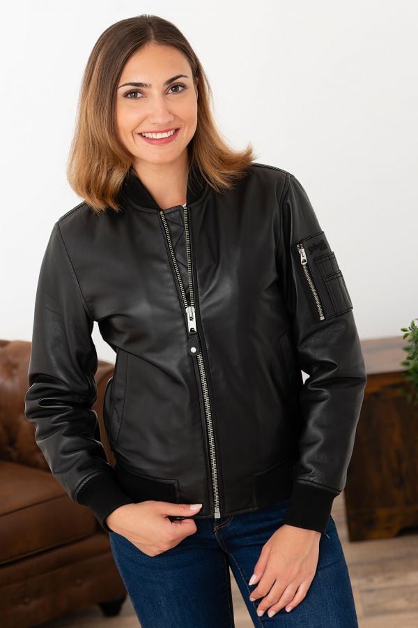 Chaqueta Mujeres Schott LCBOMBA BLACK