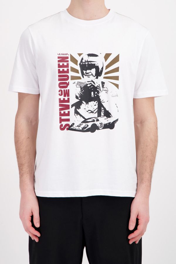 T-shirt Uomo Steve Mcqueen TEE SHIRT TSM03-000 OFF WHITE