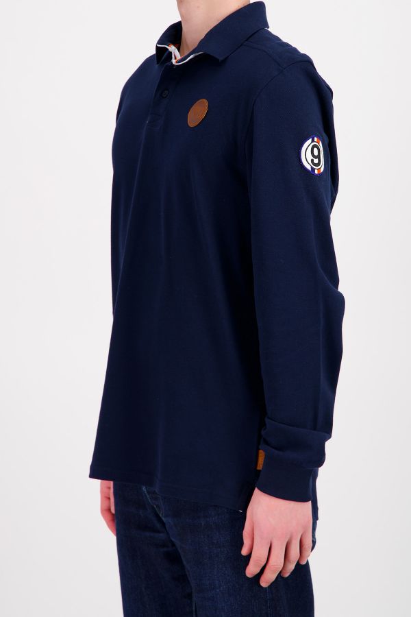 Polo Homme Gulf POLO POM02-100 NAVY BLUE