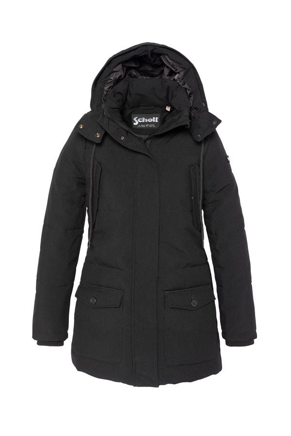 Veste femme schott JKTCAMILIAW BLACK cuir city