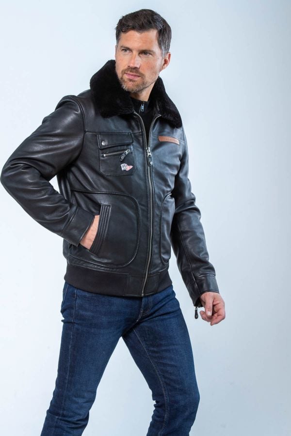 Blouson Homme Steve Mcqueen GAVIN BLACK