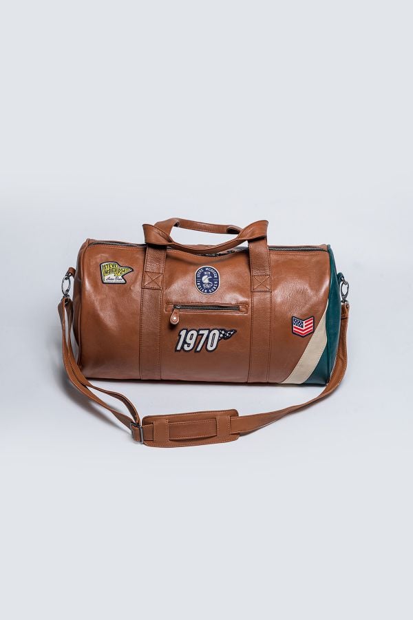 Borse Uomo Steve Mcqueen INDIAN SPORT BAG TOBACCO 