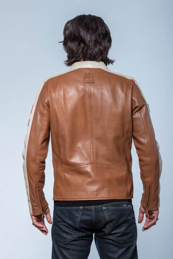 Blouson Homme Steve Mcqueen ROY TOBACCO