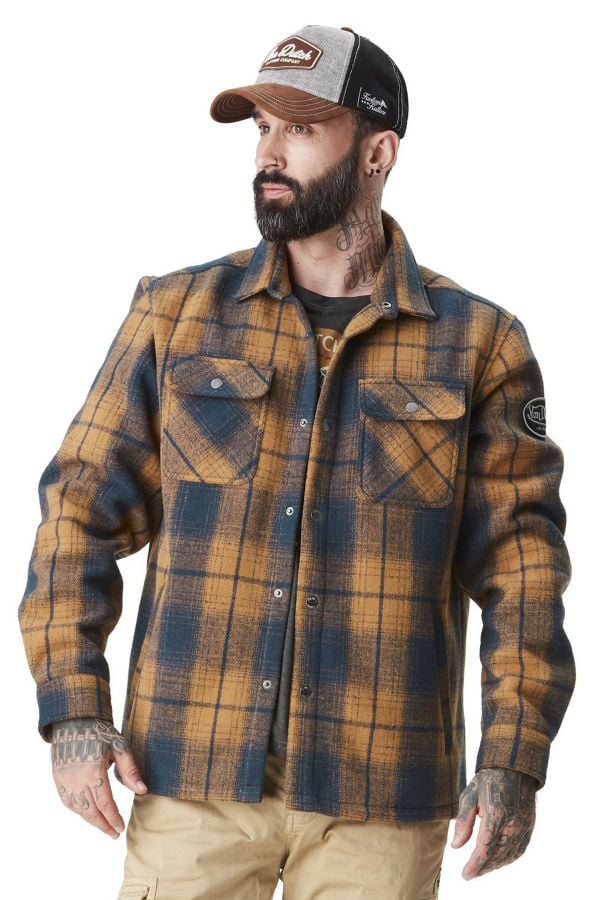 Giacche Uomo Von Dutch SURCHEMISE PEPPER MU