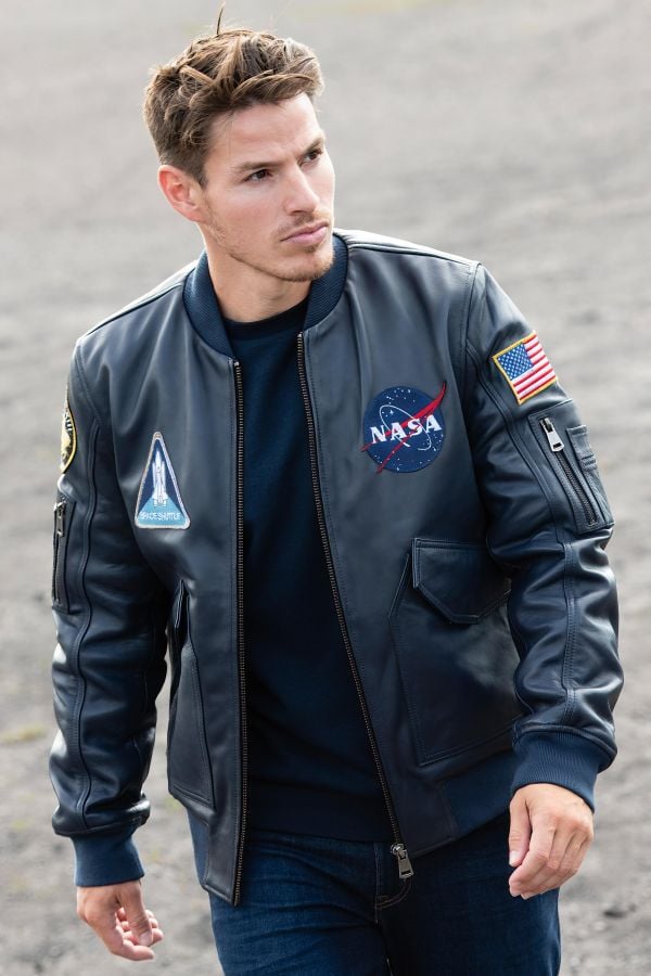 Blouson Homme NASA ODYSSEY NAVY BLUE