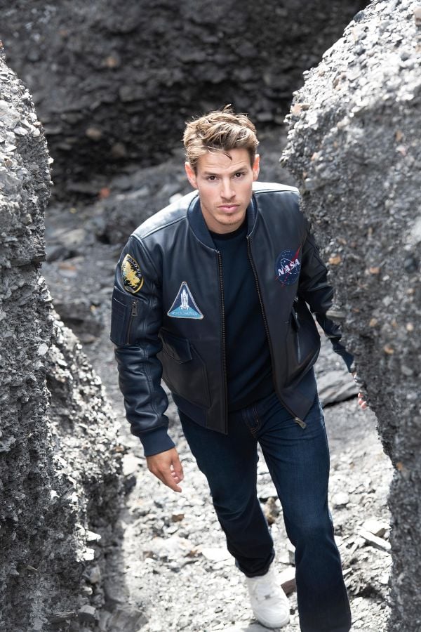 Blouson Homme NASA ODYSSEY NAVY BLUE