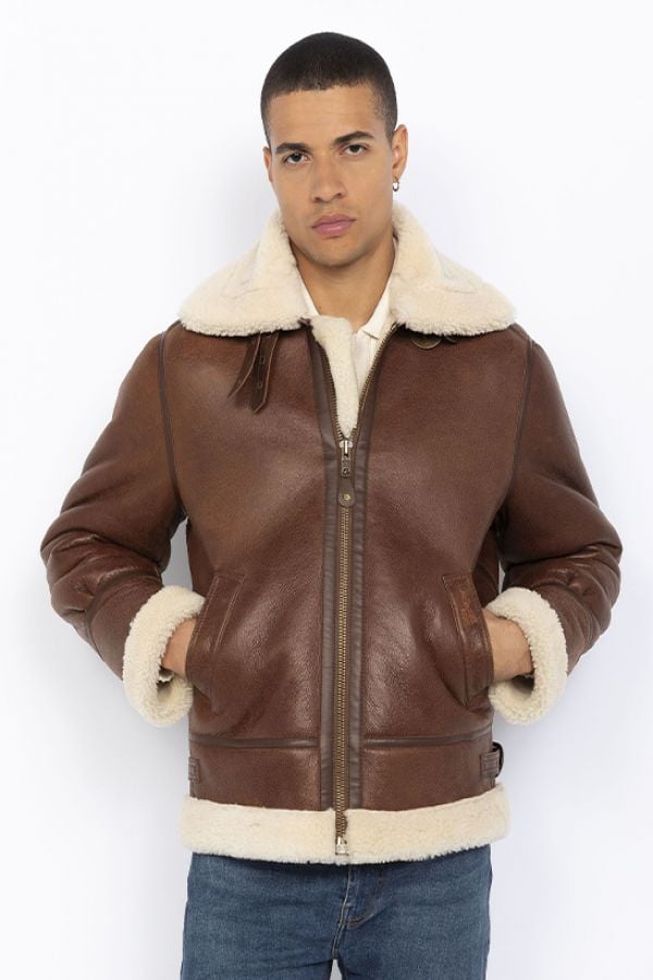 Chaqueta Hombre Schott LC1259 MOKA