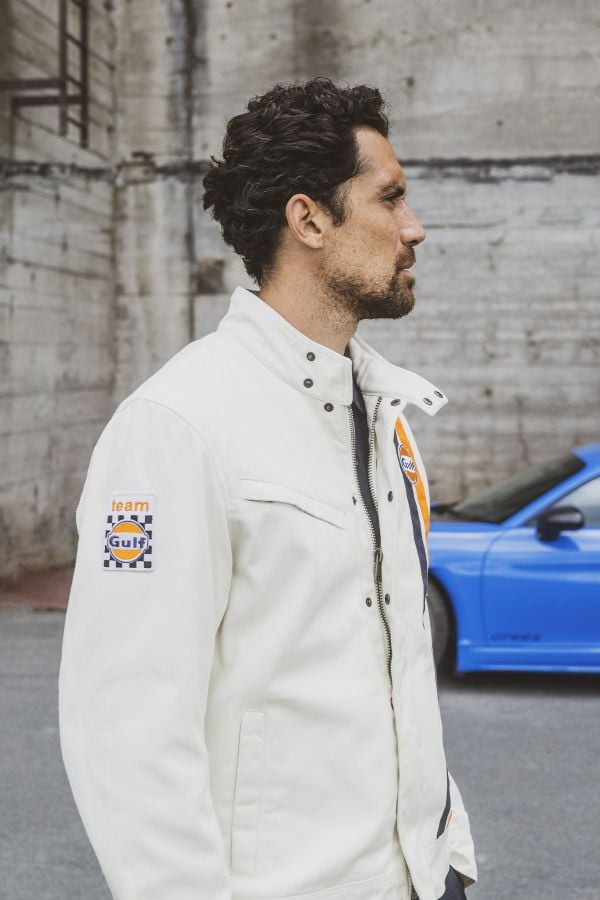 Blouson Homme Gulf VESTE JAM04-003 CREAM WHITE