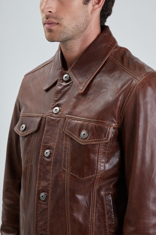 Blouson Homme Daytona BAKER LAMB VITA BISON