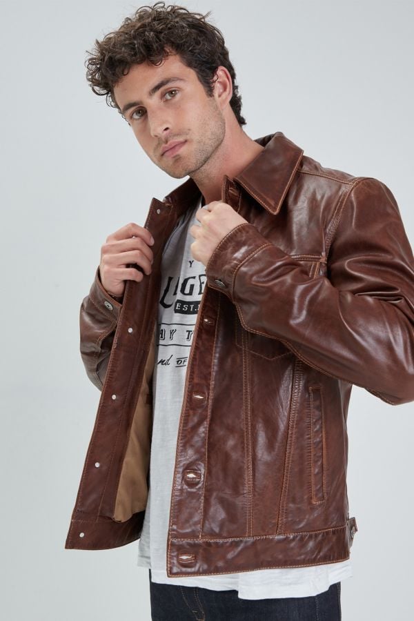 Blouson Homme Daytona BAKER LAMB VITA BISON