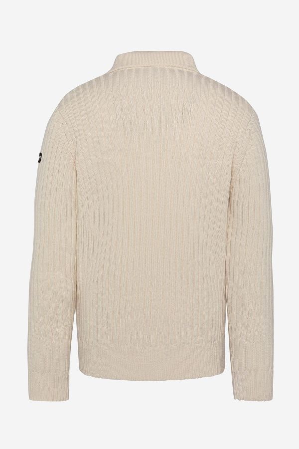 Pull/sweatshirt Homme Schott PLECORAGE4 ECRU