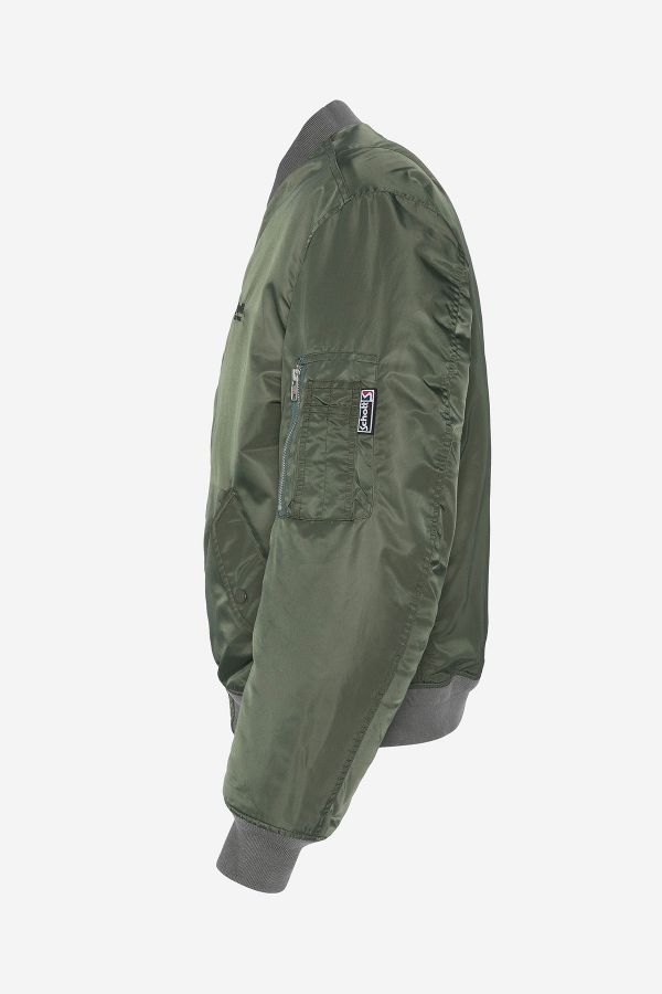 Blouson Homme Schott MACAMPSRS GREEN