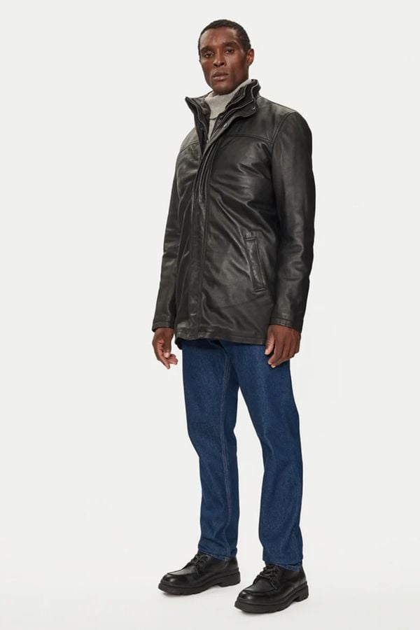 Veste homme serge pariente PARKA ORIO AGNEAU cuir city