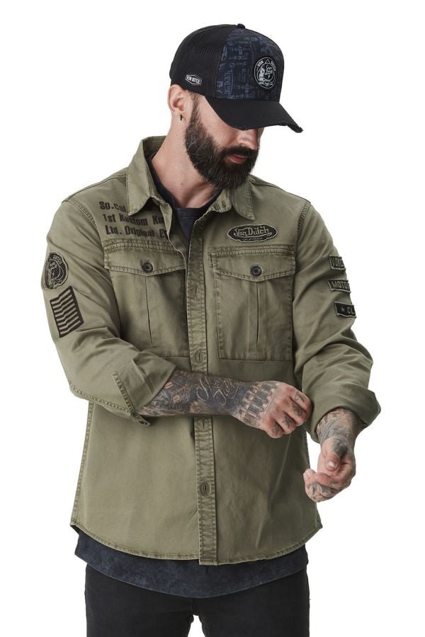 Camisa Hombre Von Dutch SURCHEMISE CAIN