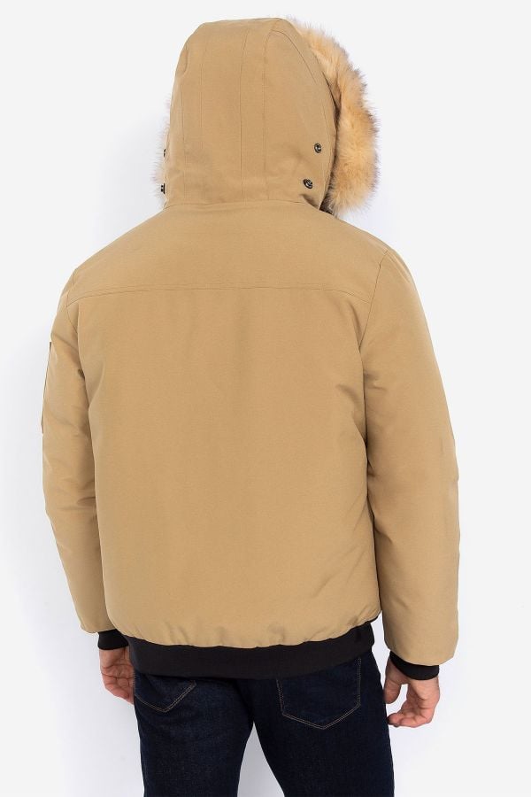 Blouson Homme Schott KEYBURN DARK BEIGE