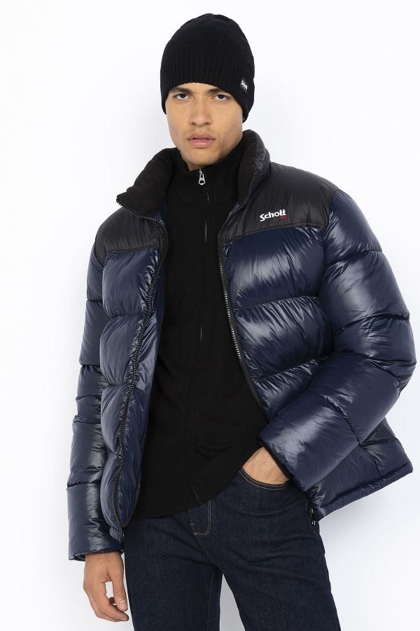 Blouson Homme Schott UNION NAVY