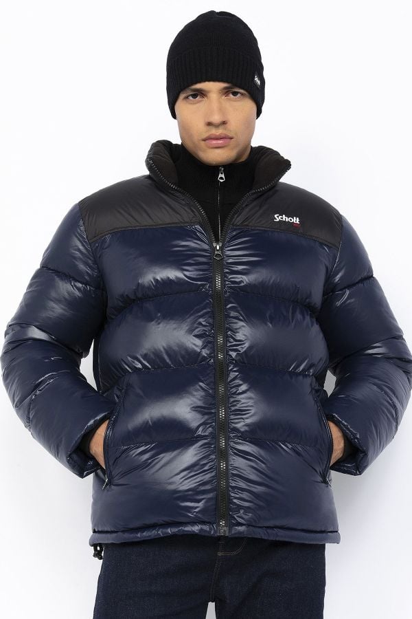 Blouson Homme Schott UNION NAVY