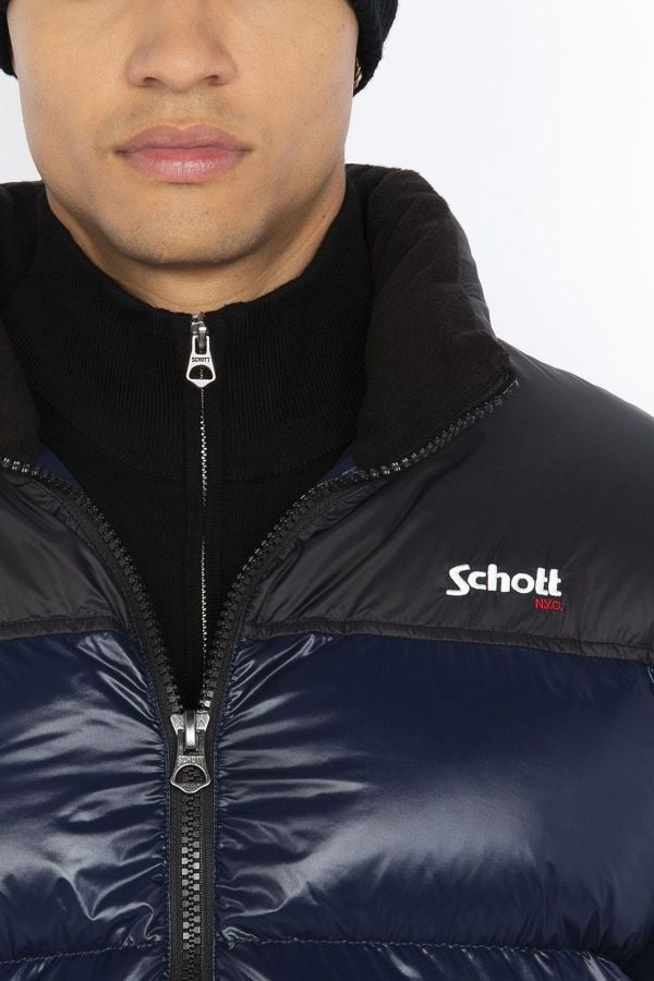 Blouson Homme Schott UNION NAVY