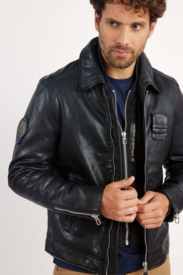 Chaqueta Hombre Patrouille De France JAEGGER ALPHA BLACK