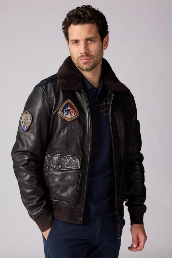 Chaqueta Hombre Patrouille De France RAVEN ALPHA BROWN