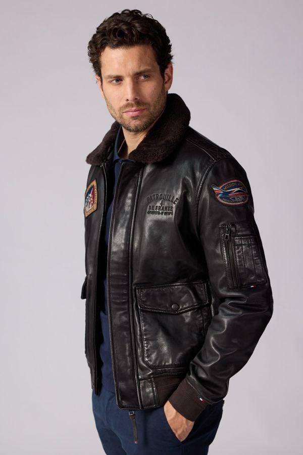 Blouson Homme Patrouille De France RAVEN ALPHA BROWN