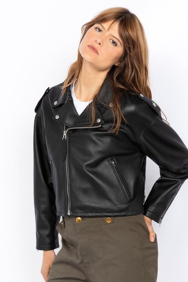 Blouson Femme Schott LCWAMBER BLACK