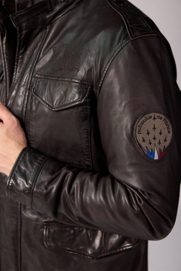 Veste Homme Patrouille De France BATTLE DITY DARK BROWN