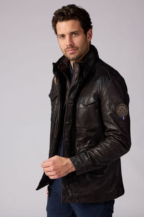 Veste Homme Patrouille De France BATTLE DITY DARK BROWN