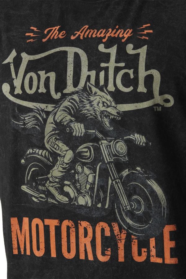 T-shirt Uomo Von Dutch TEE SHIRT WOLFY NR