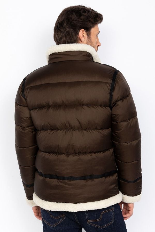 Blouson Homme Schott IDAK BROWN